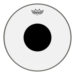 Remo CS-1326-10 Controlled Sound Bass Drum Head Skin 26 inch Clear 26" w/ Black Dot