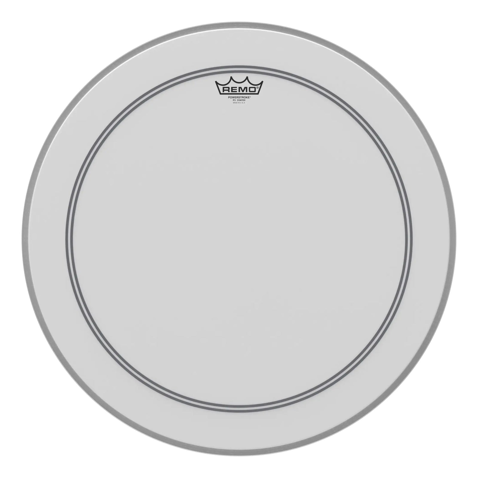 Remo P3-1120-C2 Powerstroke 3 Bass Drum Head Skin 20 Inch Coated 20" PS3 w/ Falam Patch