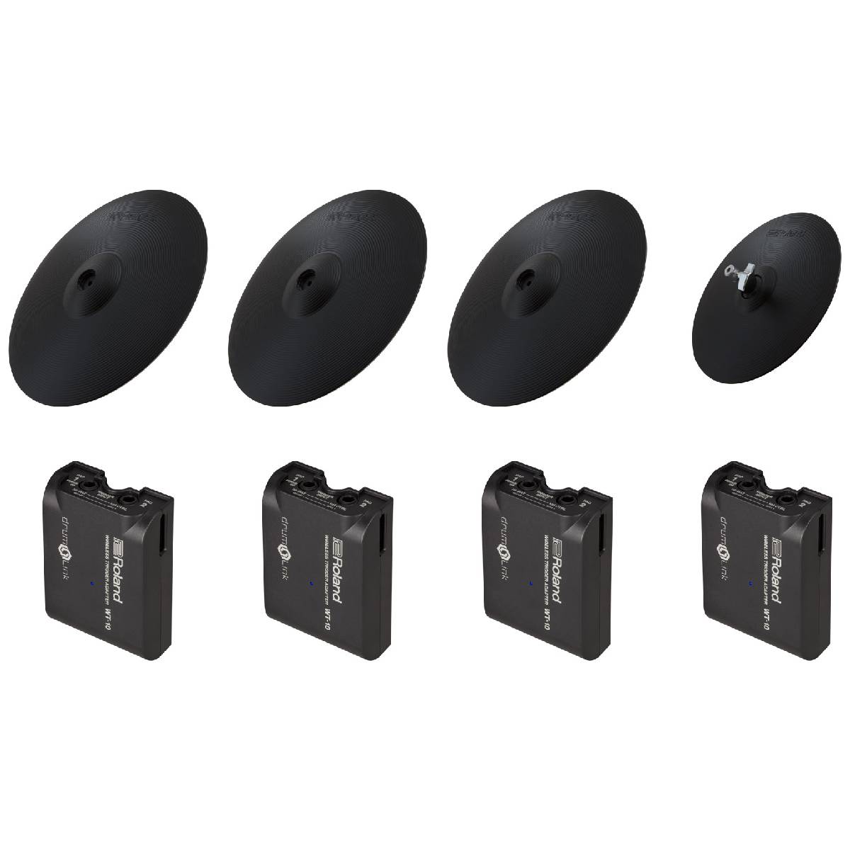 Roland 4CY-4WT-01 Cymbal Pack w/ WT-10