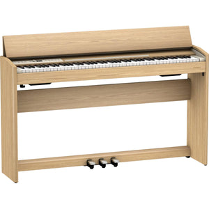 Roland F-701 Compact Digital Piano Light Amber w/ Stool