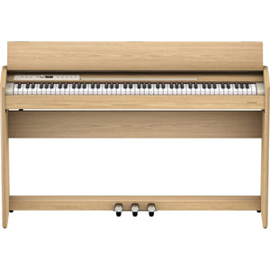 Roland F-701 Compact Digital Piano Light Amber w/ Stool