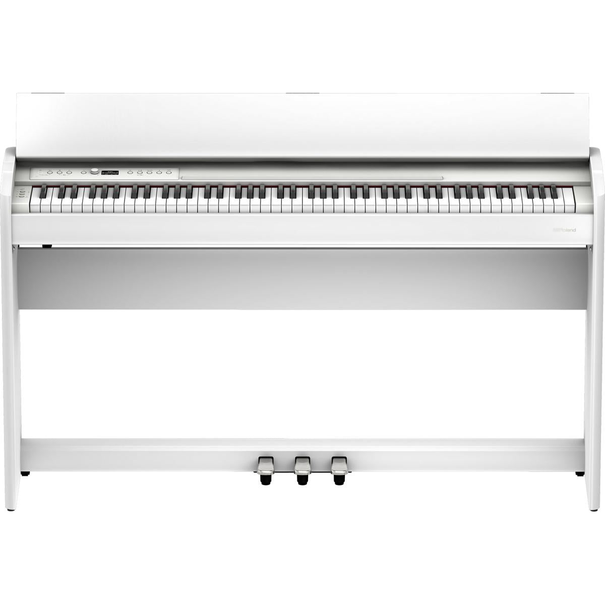 Roland F-701 Compact Digital Piano White w/ Stool