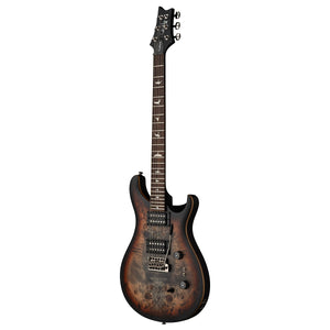 PRS Paul Reed Smith SE Custom 24-08 Poplar Burl Electric Guitar Charcoal Cherry Midnight Burst - Limited Edition