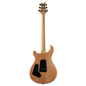 PRS Paul Reed Smith SE Custom 24 Swamp Ash Burl Electric Guitar Lake Blue w/ Natural Back - Limited Edition