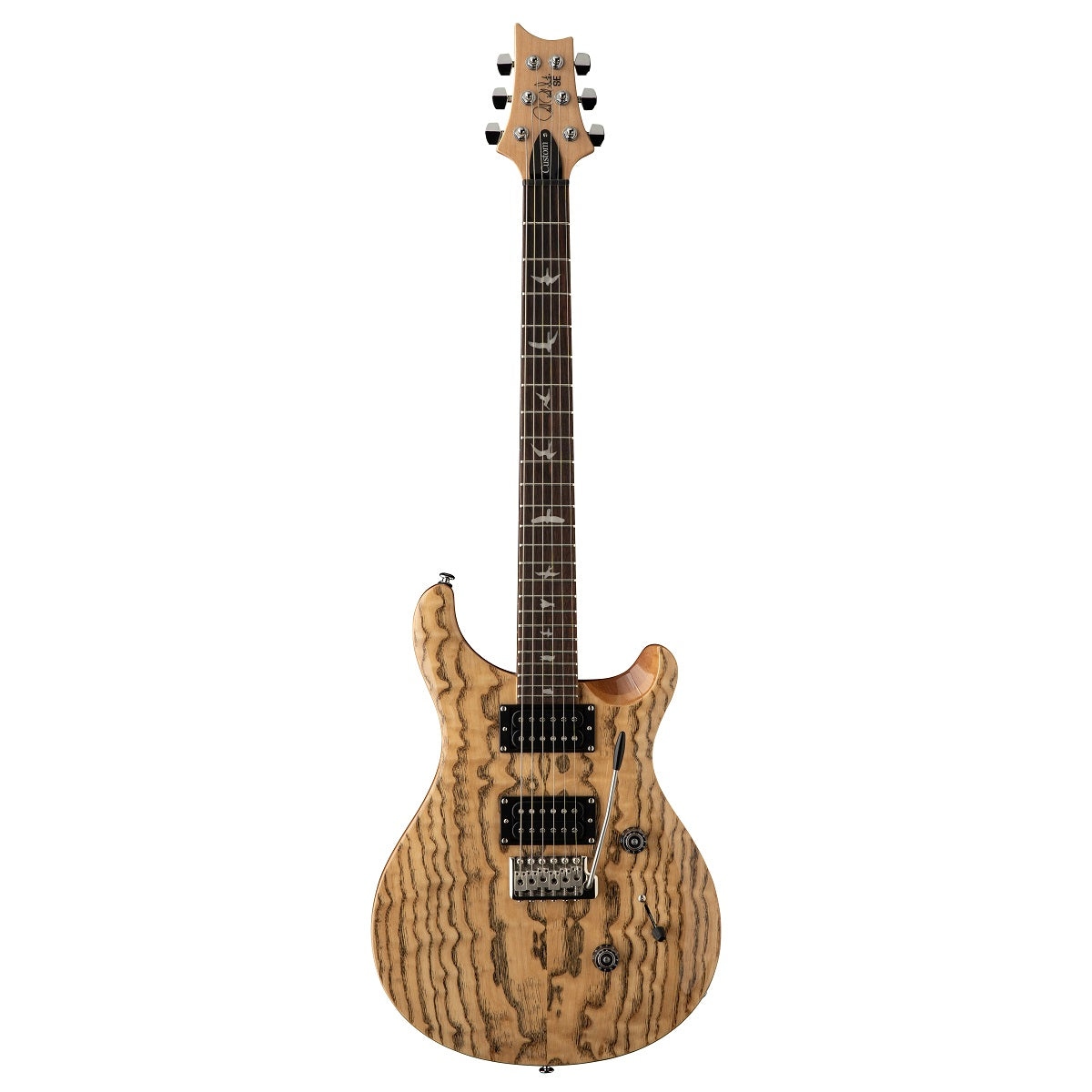 PRS Paul Reed Smith SE Custom 24 Swamp Ash Burl Electric Guitar Natural - Limited Edition