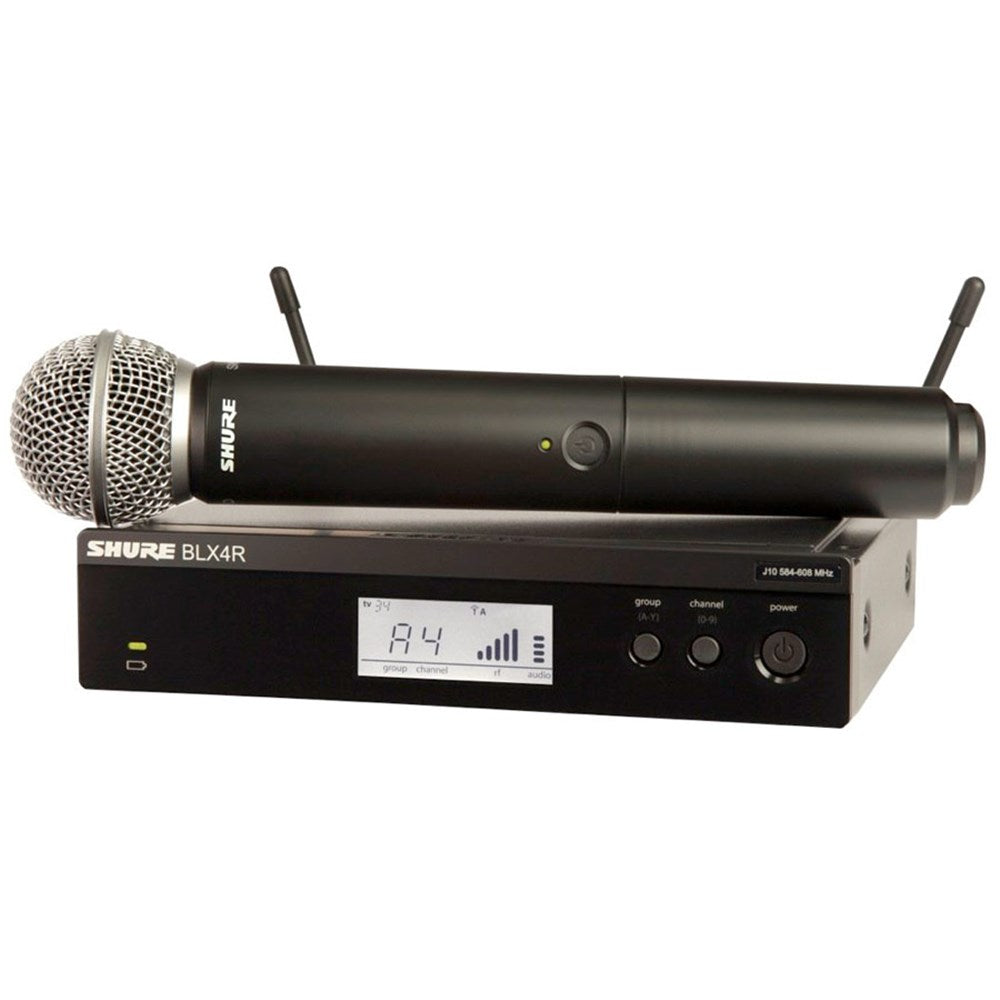 Shure BLX4R Wireless Microphone System SM58 Handheld Vocal Mic