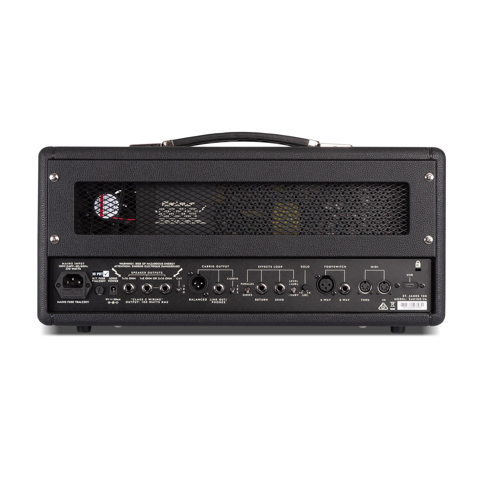 Blackstar St. James Half Stack Guitar Amplifier 100w Head & 412 Cabinet