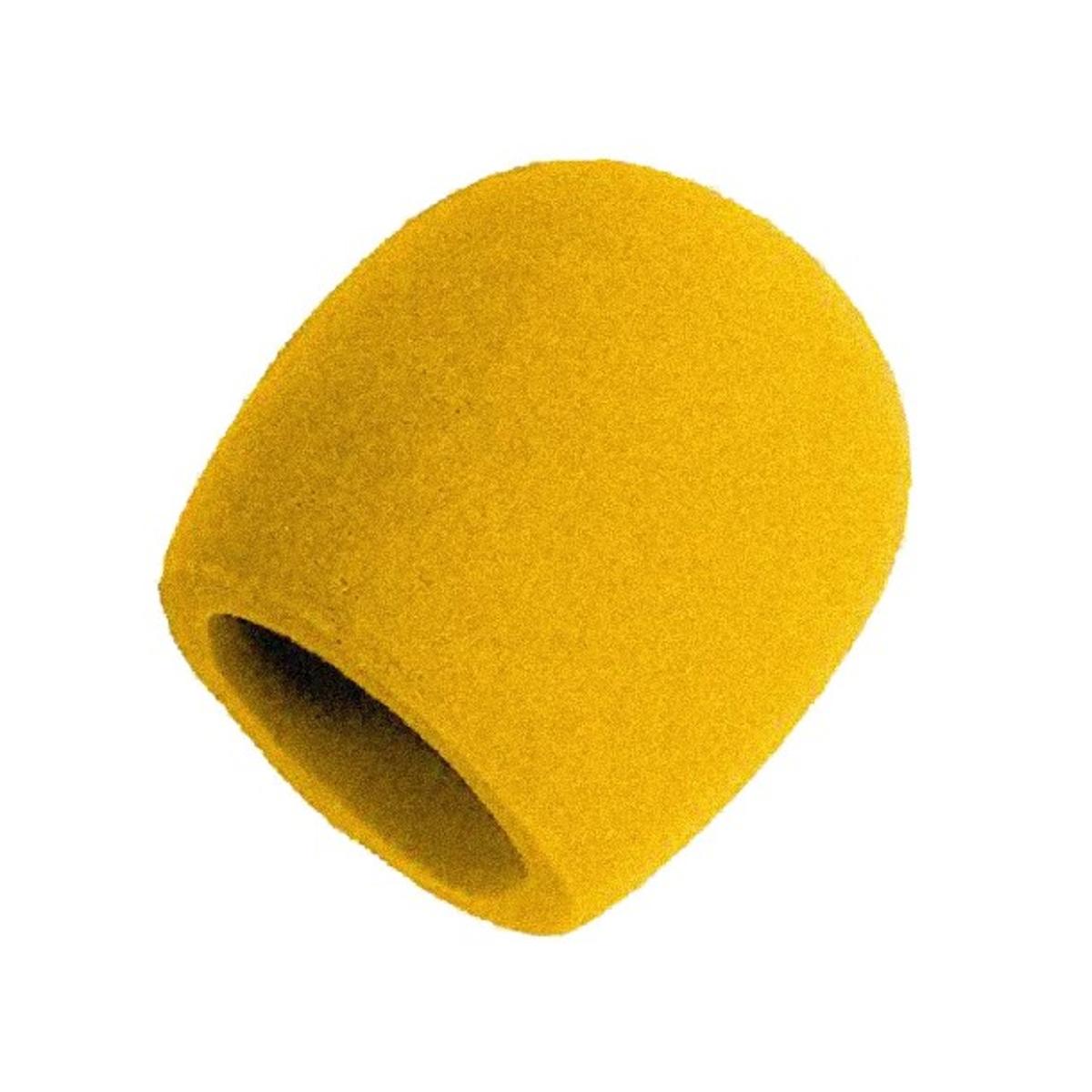Shure A58WS Windscreen for SM58 & Other Ball Microphones - Yellow