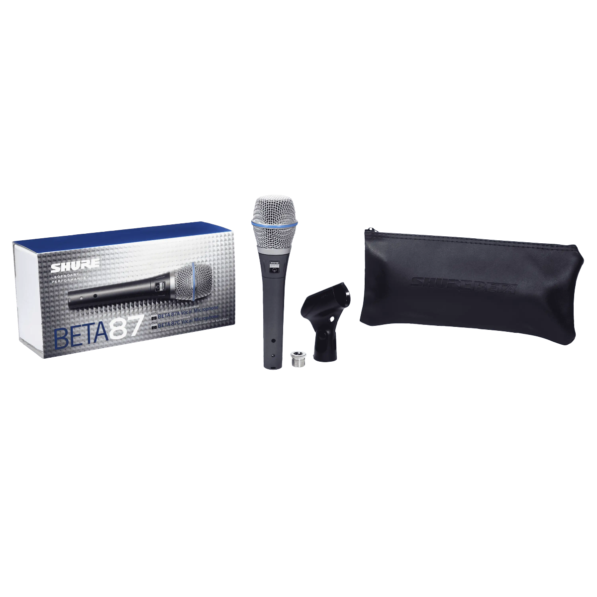 Shure BETA 87A Microphone Condenser Lo Z Vocal SuperCardioid Mic BETA87A