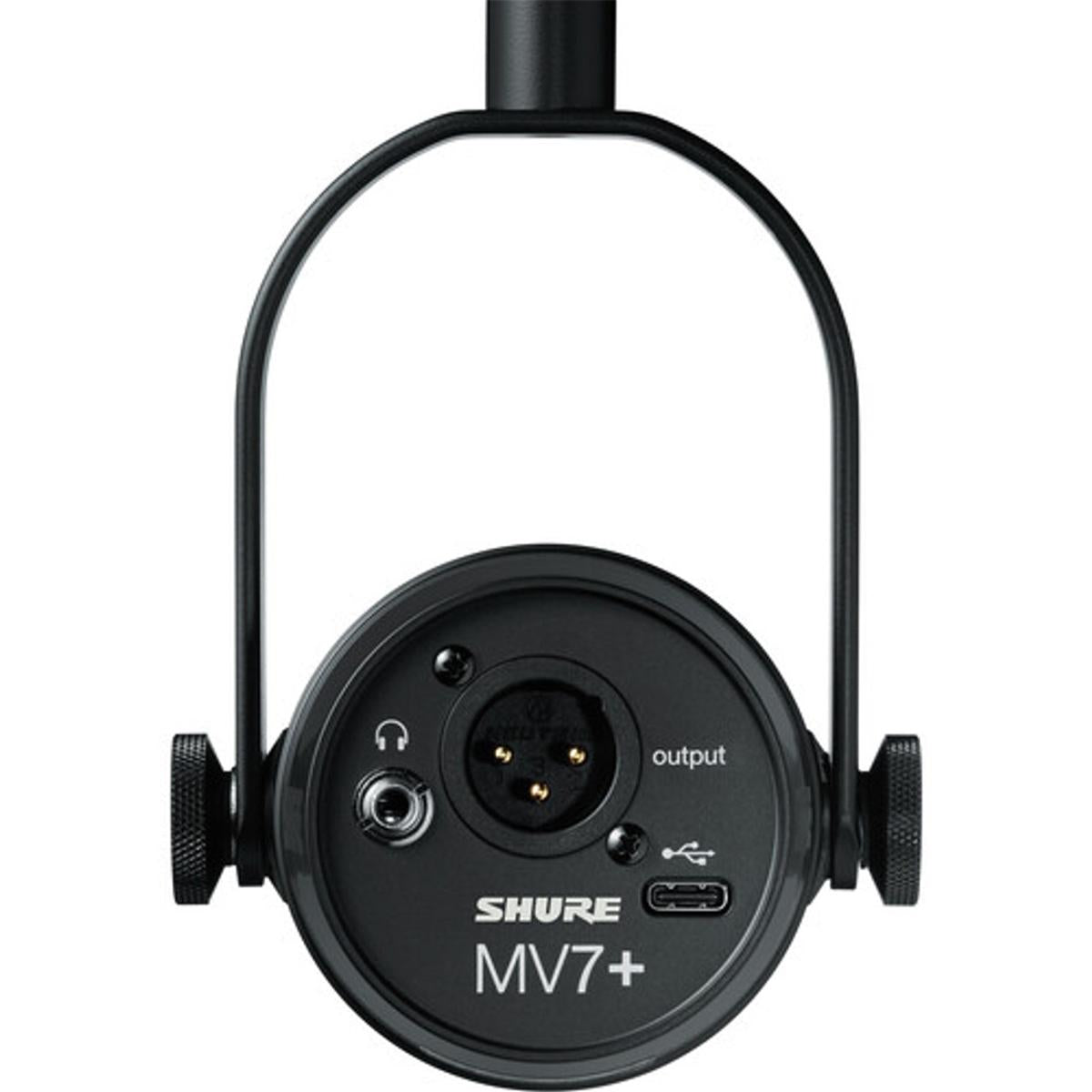 Shure MOTIV MV7+ Podcast Microphone USB/XLR Mic - Black