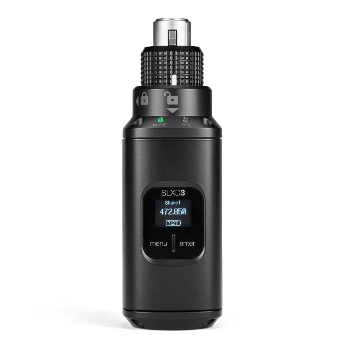 Shure SLXD35 Portable Digital Wireless Bodypack System SLXD3 Tx; SLXD5 Rx; (H57 = 520-564MHz)