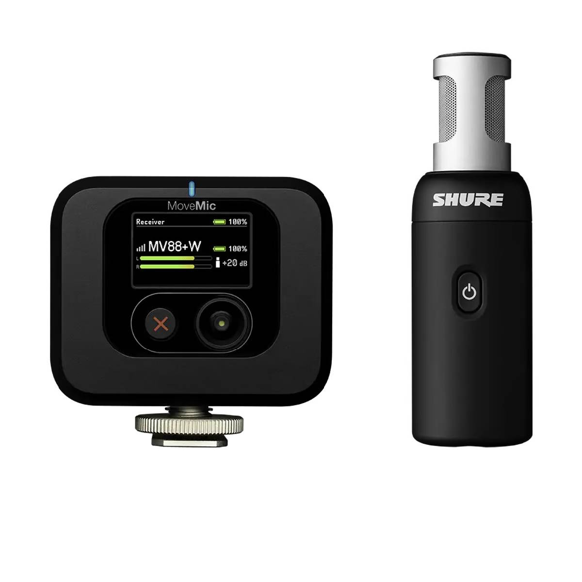Shure MoveMic 88+ Wireless Kit Video Microphone w/ Receiver