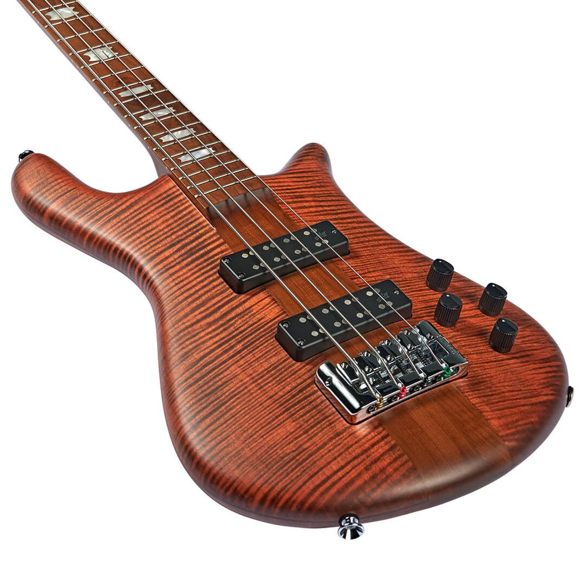 Spector Euro 4 RST Bass Guitar Sienna Stain Matte w/ Aguilar Pickups - EURO4RSTSIENNA