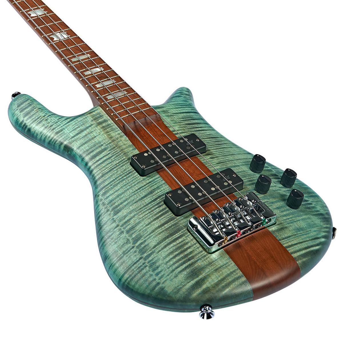 Spector Euro 4 RST Bass Guitar Turquoise Tide Matte w/ Aguilar Pickups - EURO4RSTTRQTD