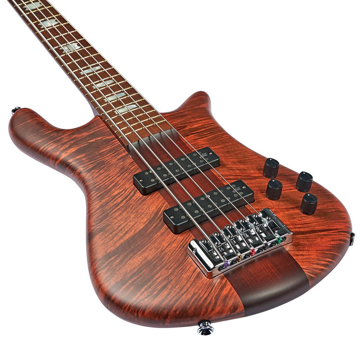 Spector Euro 5 RST Bass Guitar 5-String Sienna Stain Matte w/ Aguilar Pickups - EURO5RSTSIENNA