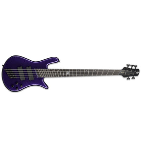 Spector NS Dimension HP 5 Bass Guitar Multi-Scale 5-String Plum w/ EMGs & Darkglass Tone Capsule - NSDM5PL