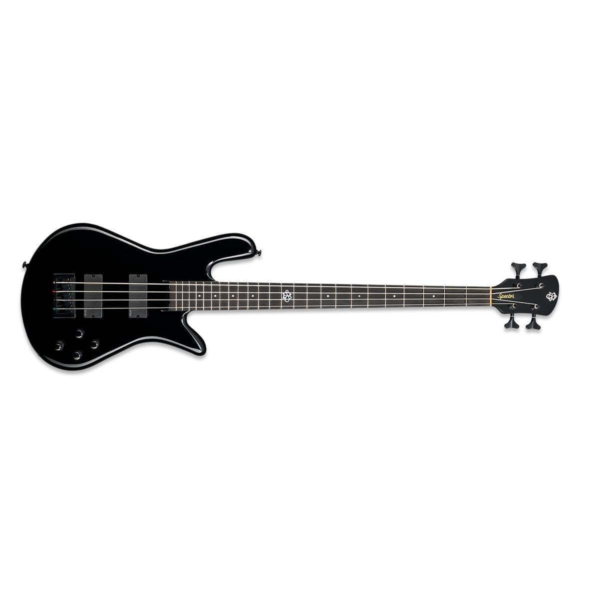 Spector NS Ethos HP 4 Bass Guitar Black Gloss w/ EMGs & Darkglass Tone Capsule - NSETHOS4BK