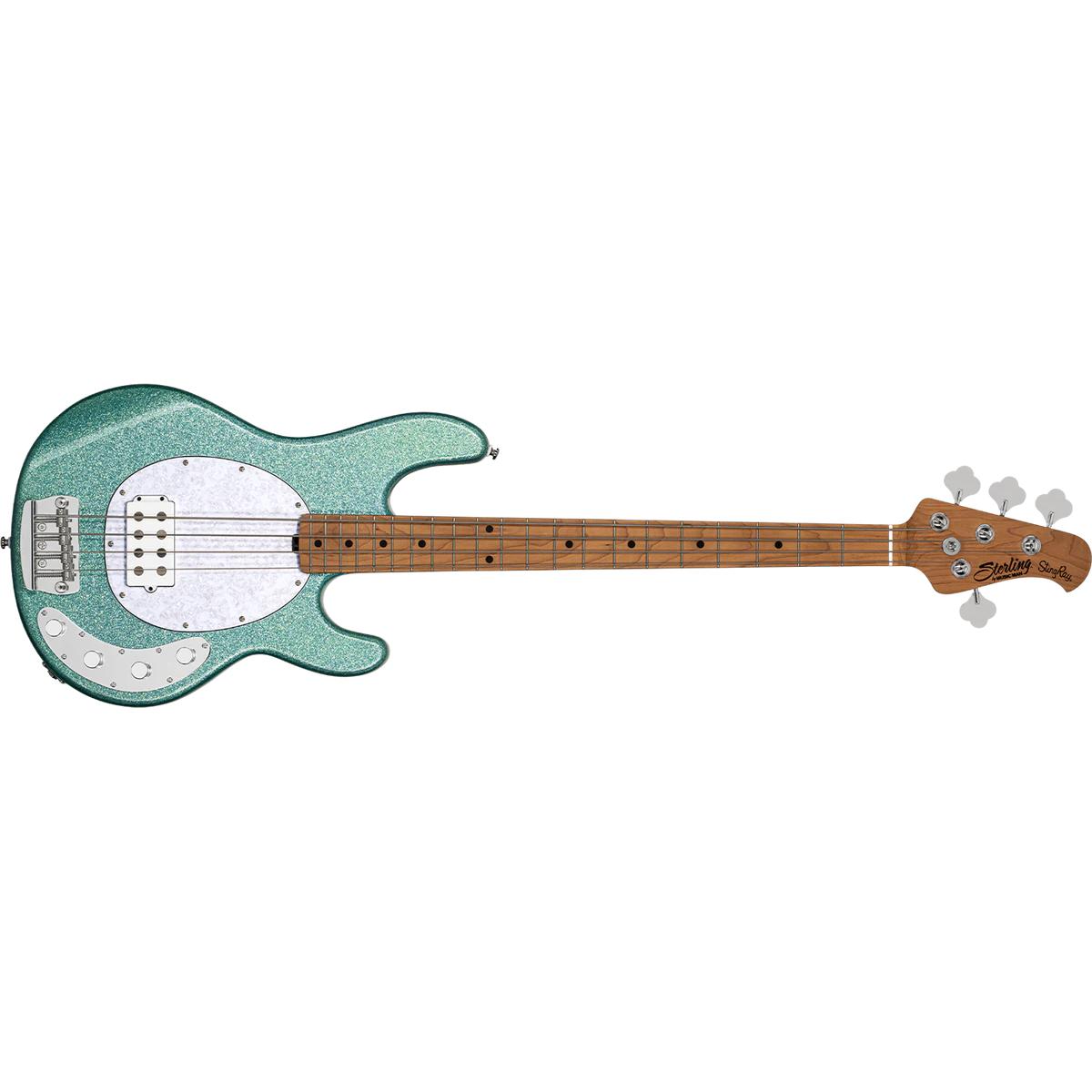 Sterling by Music Man StingRay RAY34 Bass Guitar Seafoam Sparkle