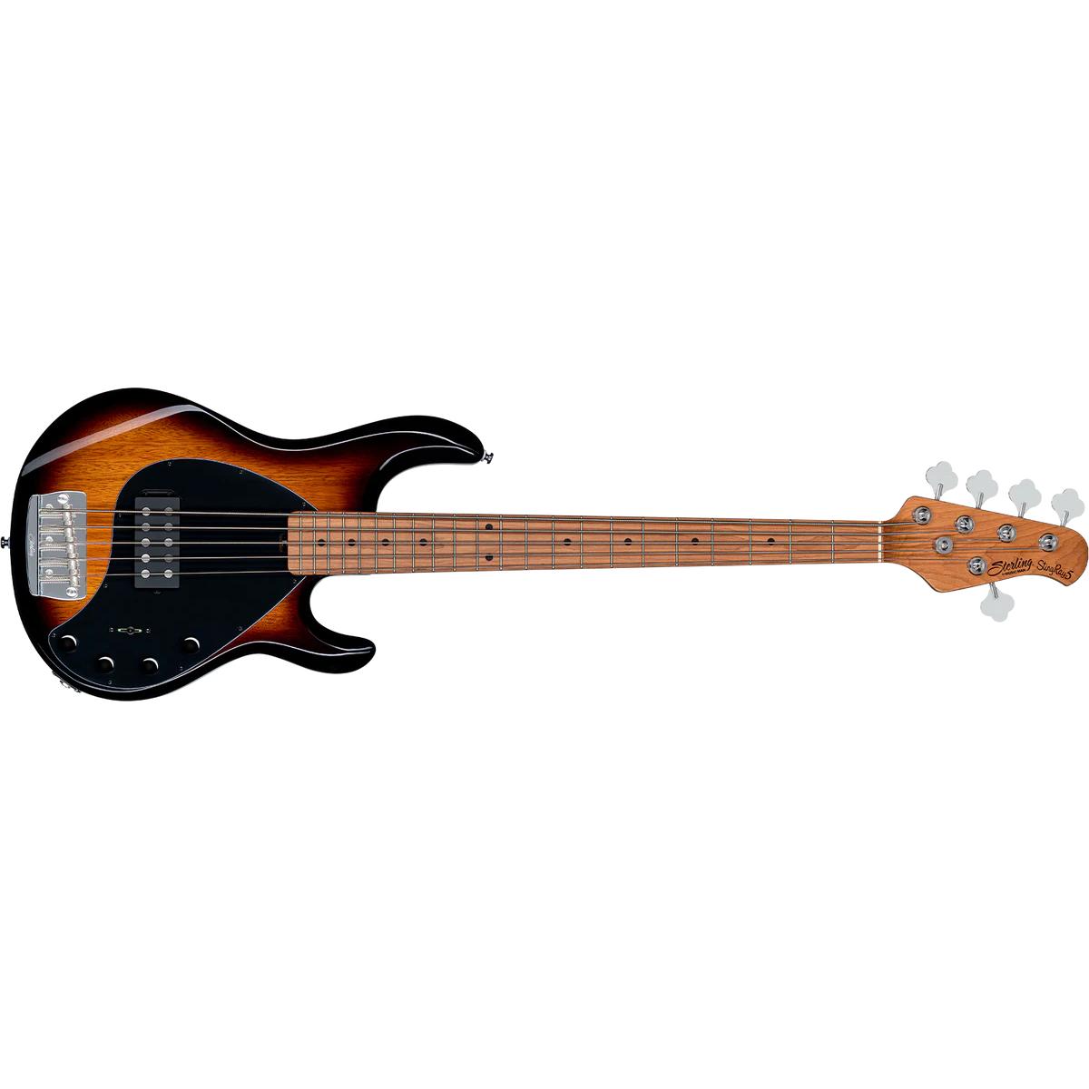 Sterling by Music Man StingRay RAY35 Bass Guitar 5-String Vintage Sunburst