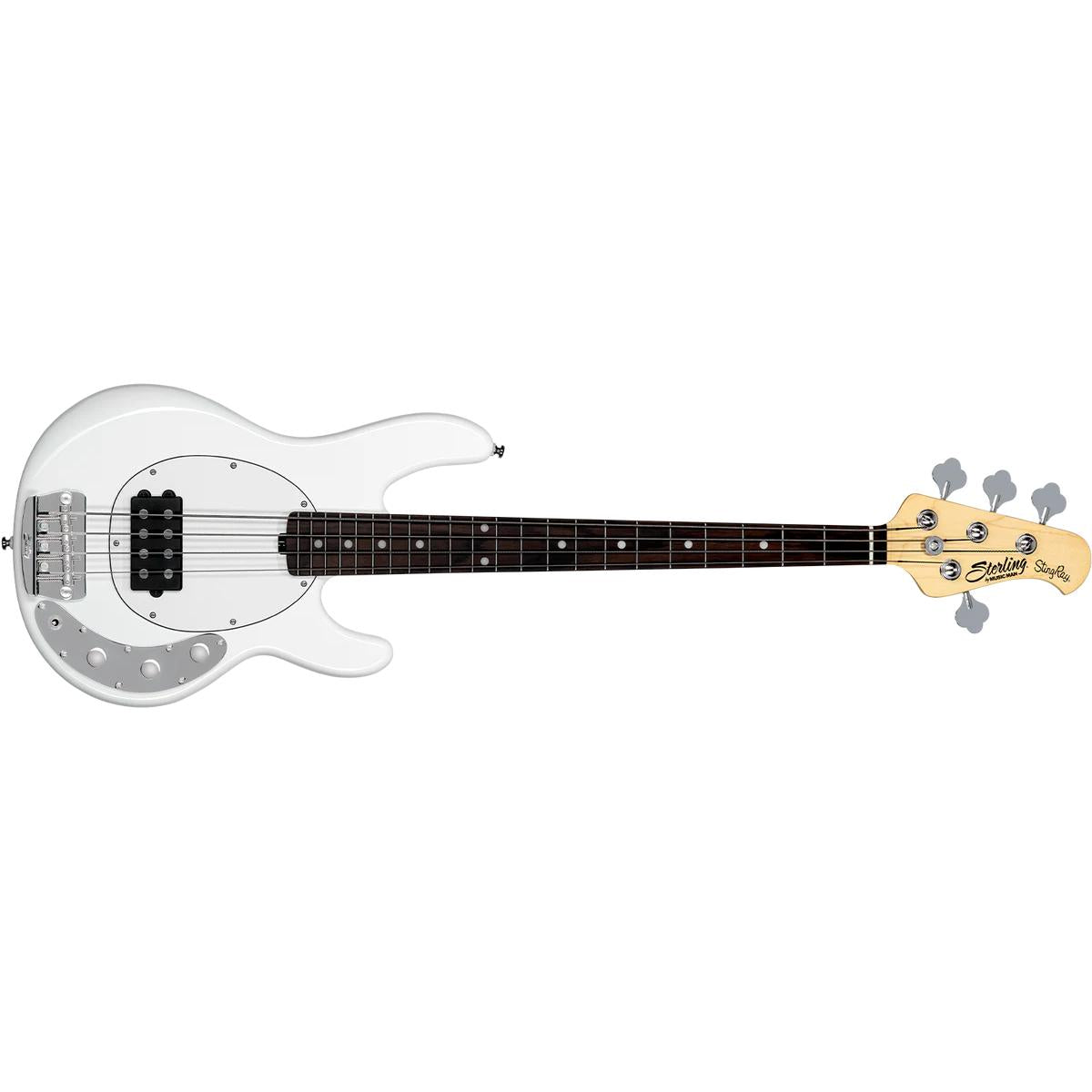 Sterling by Music Man StingRay Short Scale Bass Guitar Olympic White