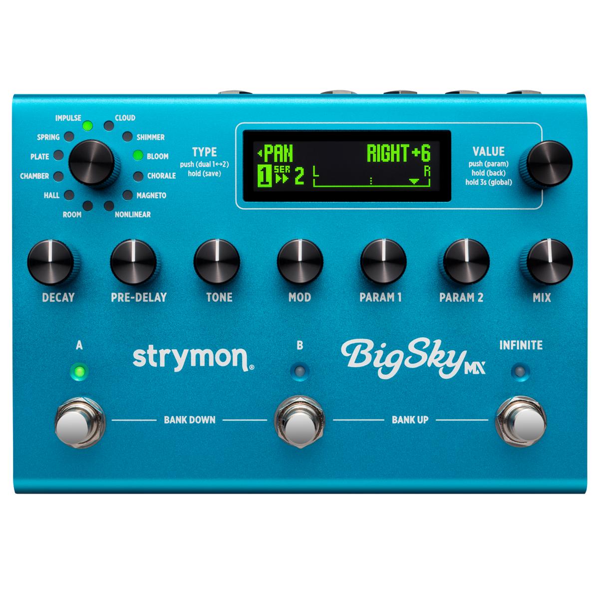 Strymon BigSky MX Multi-Dimensional Reverberator Reverb Effects Pedal