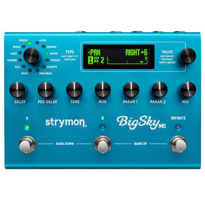 Strymon BigSky MX Multi-Dimensional Reverberator Reverb Effects Pedal