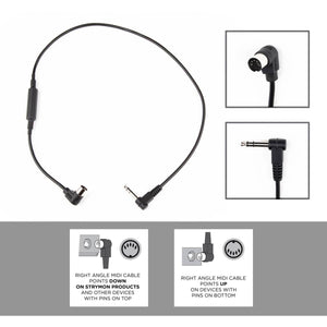 Strymon MIDI Cable MIDI Straight to TRS Angle