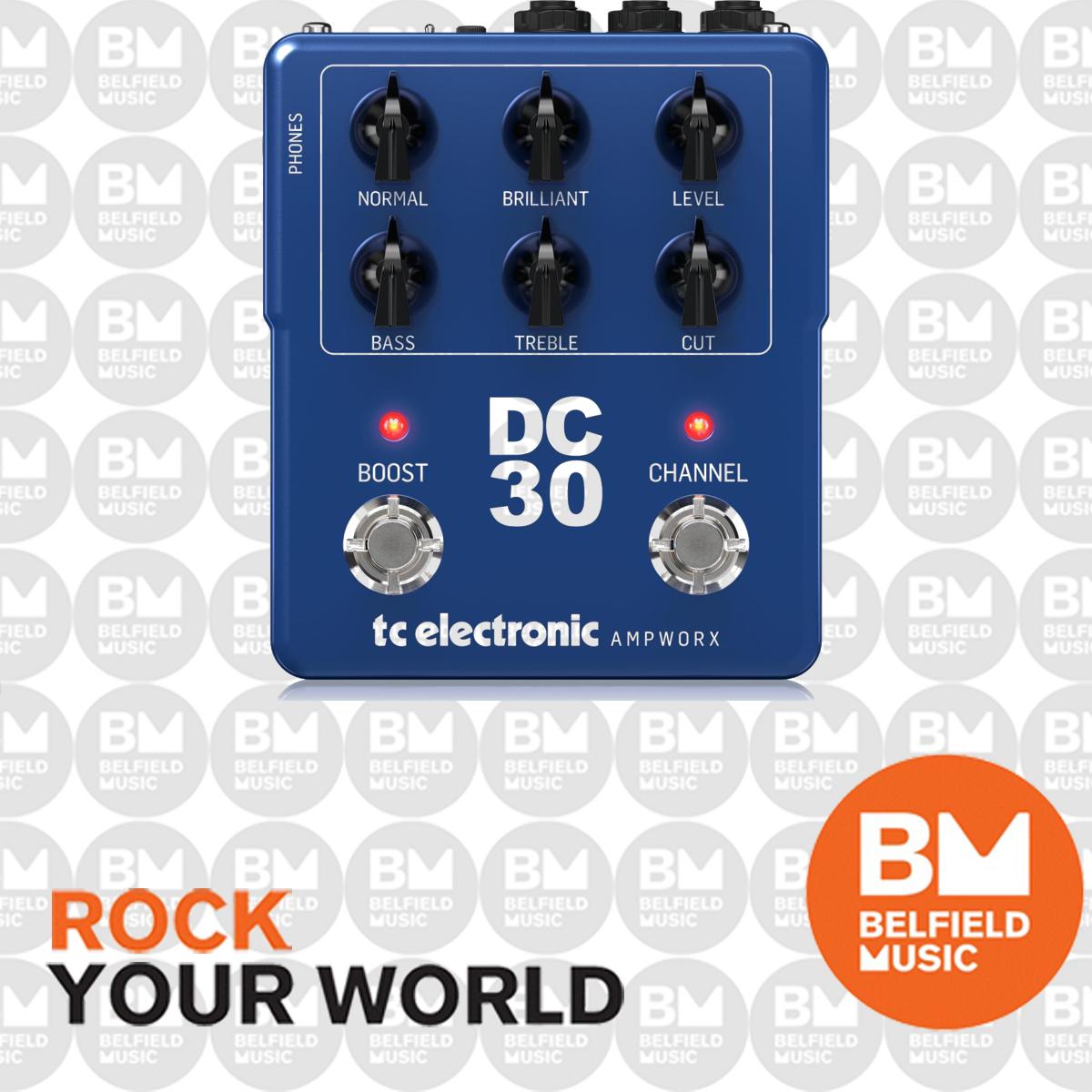 TC Electronic Ampworx Vintage Series DC30 Dual Channel Guitar Preamp E