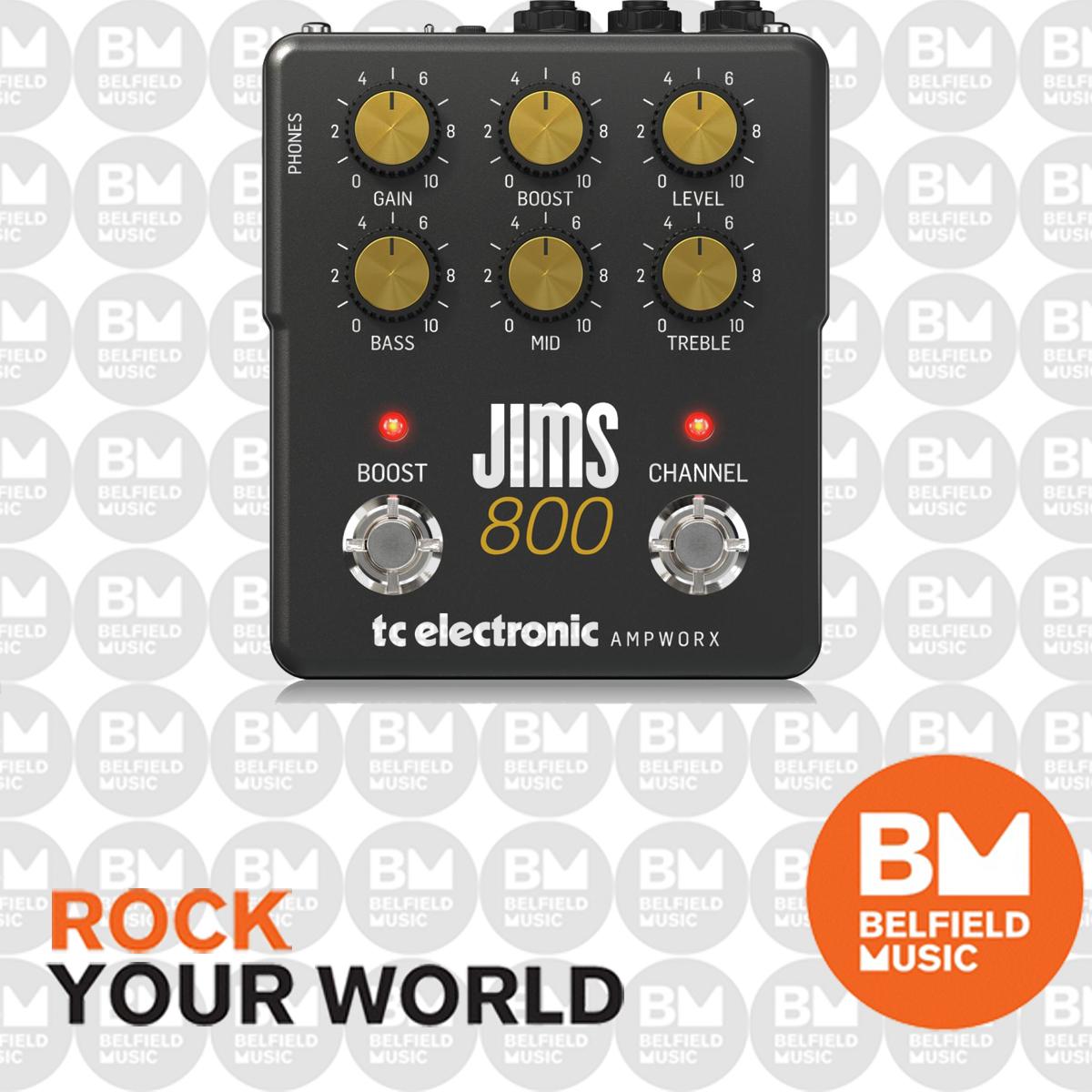 TC Electronic Ampworx Vintage Series Jims 800 Dual Channel Guitar 