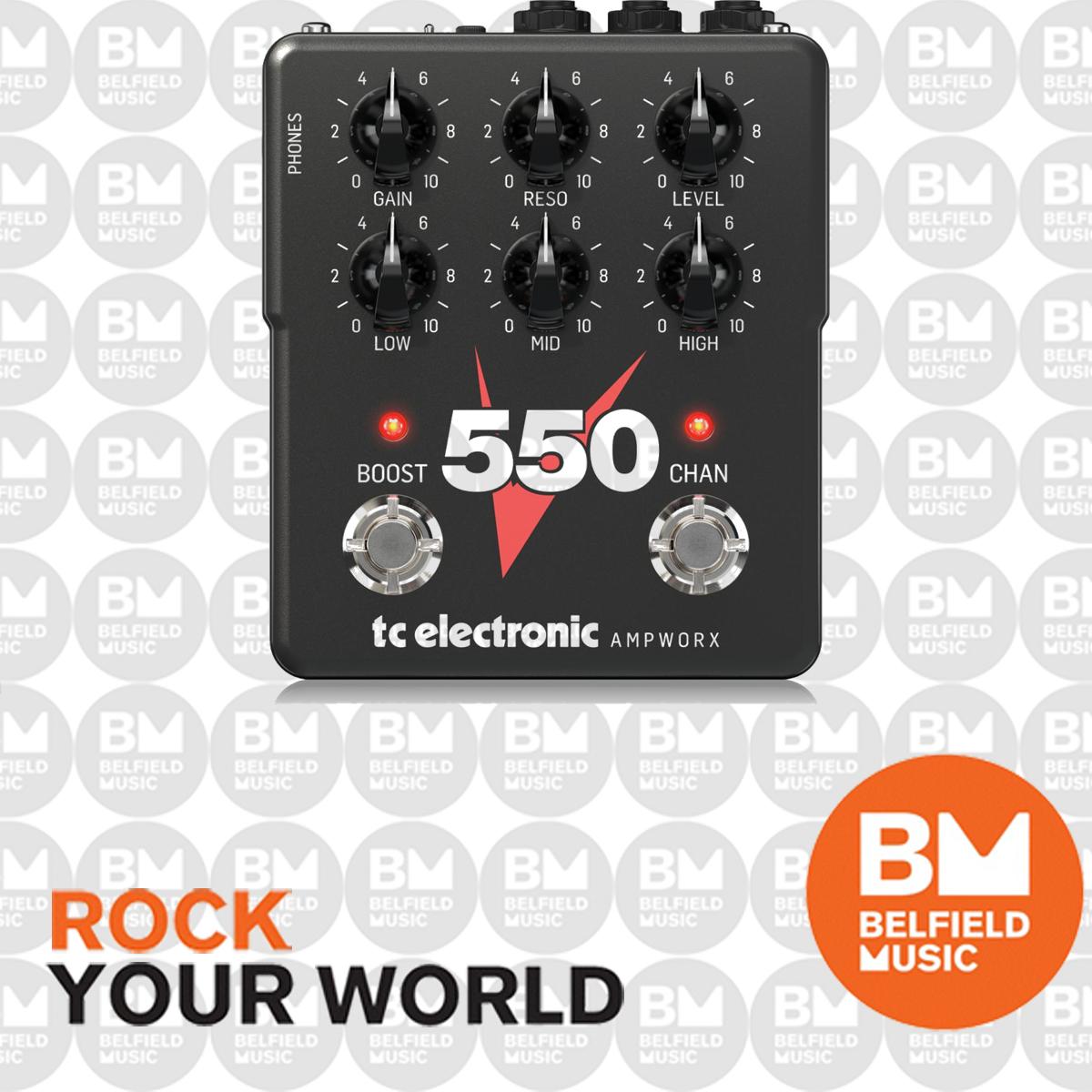 ギター tc electronic AMP WORX V550 TC Electronic | Product | V550 PREAMP