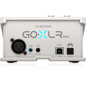 TC Helicon GoXLR Mini Online Broadcaster Mixer w/ USB Audio Interface White