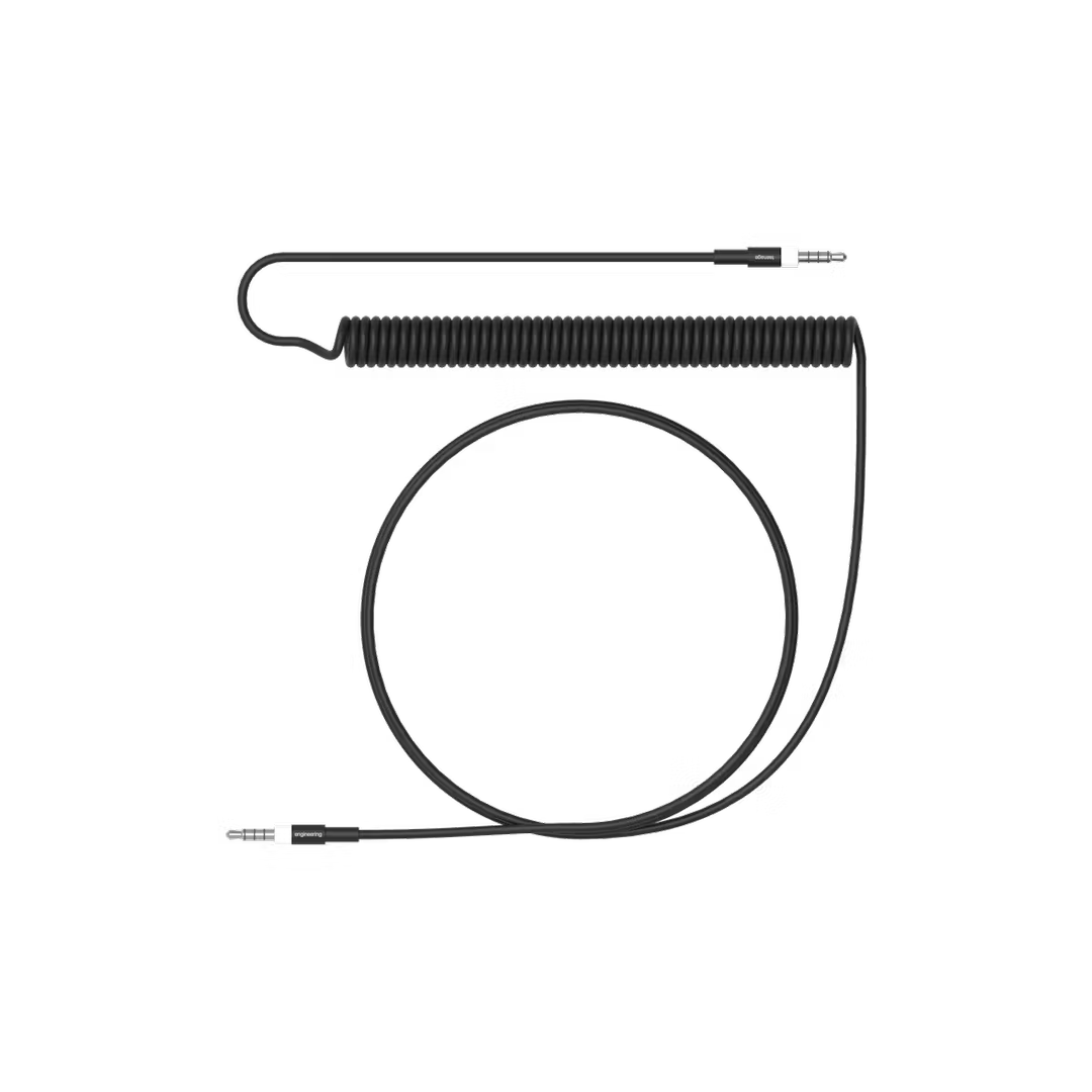 Teenage Engineering Audio Cable 4-Pole Curly 3.5mm TRS Stereo