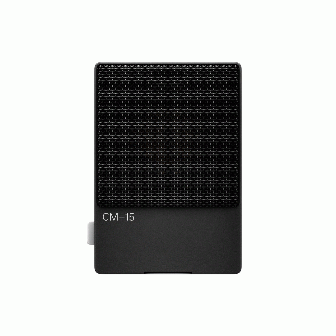 Teenage Engineering CM-15 Microphone - Tiny Studio Condenser Mic - Black