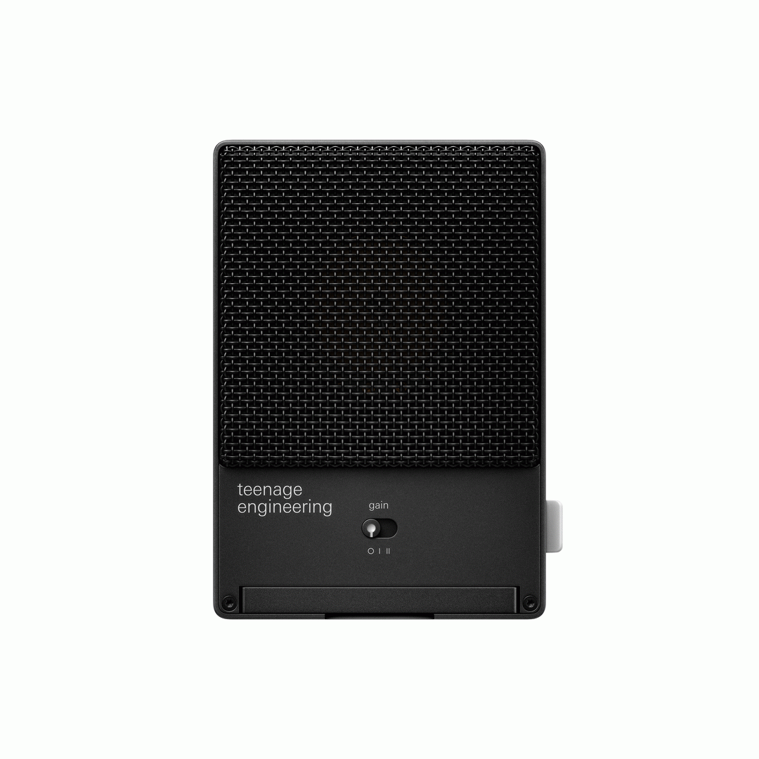 Teenage Engineering CM-15 Microphone - Tiny Studio Condenser Mic - Black