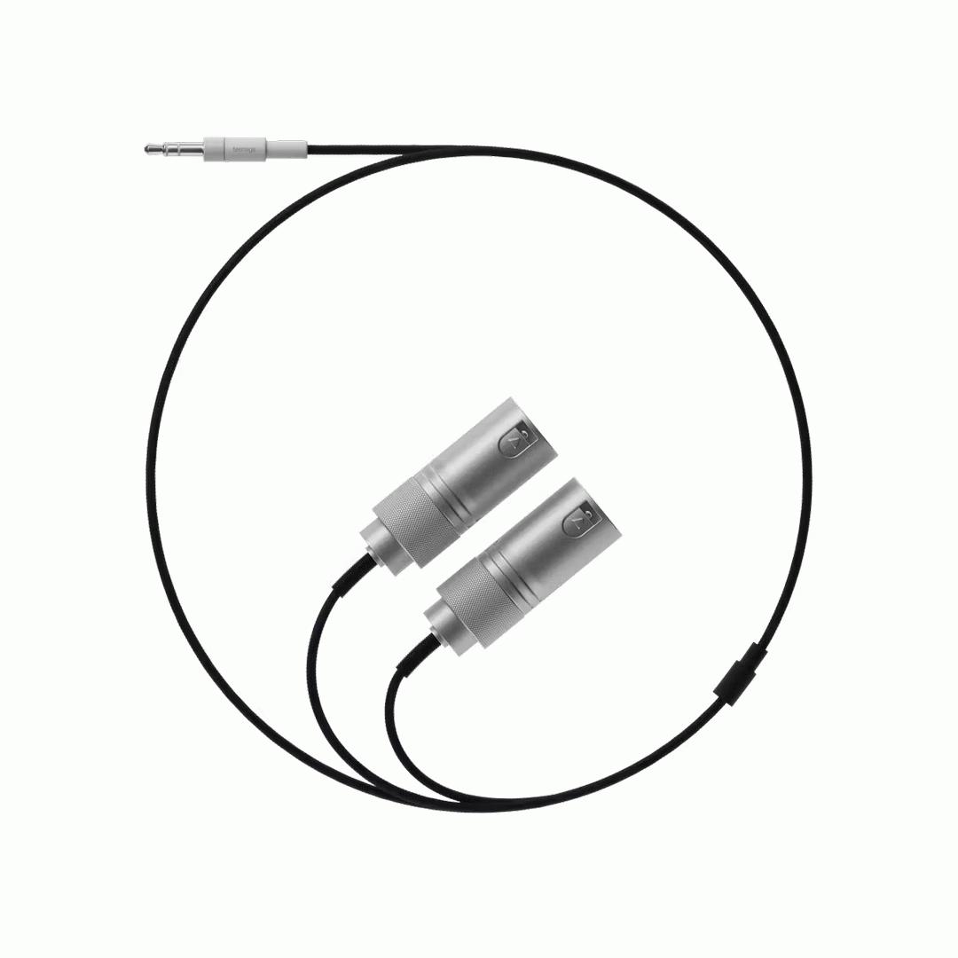 Teenage Engineering Field Cable 3.5mm (Male) to 2x XLR (Male Plug)