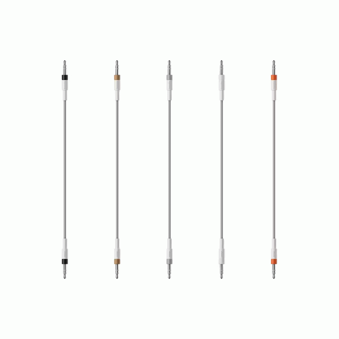 Teenage Engineering Field Sync Kit - 3.5mm TRS Stereo Cable - 5 Pack