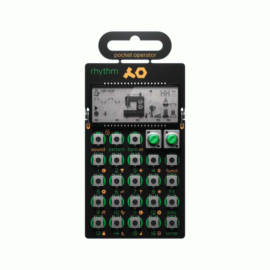 Teenage Engineering Pocket Operator PO-12 Rhythm - 16 Sound Drum Machine &amp; Sequencer