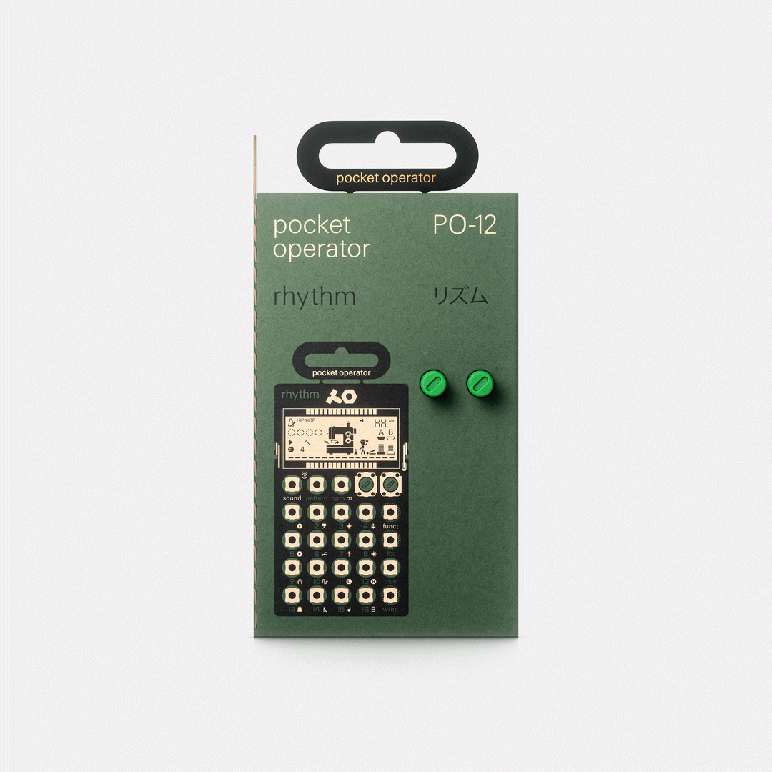 Teenage Engineering Pocket Operator PO-12 Rhythm - 16 Sound Drum Machine & Sequencer