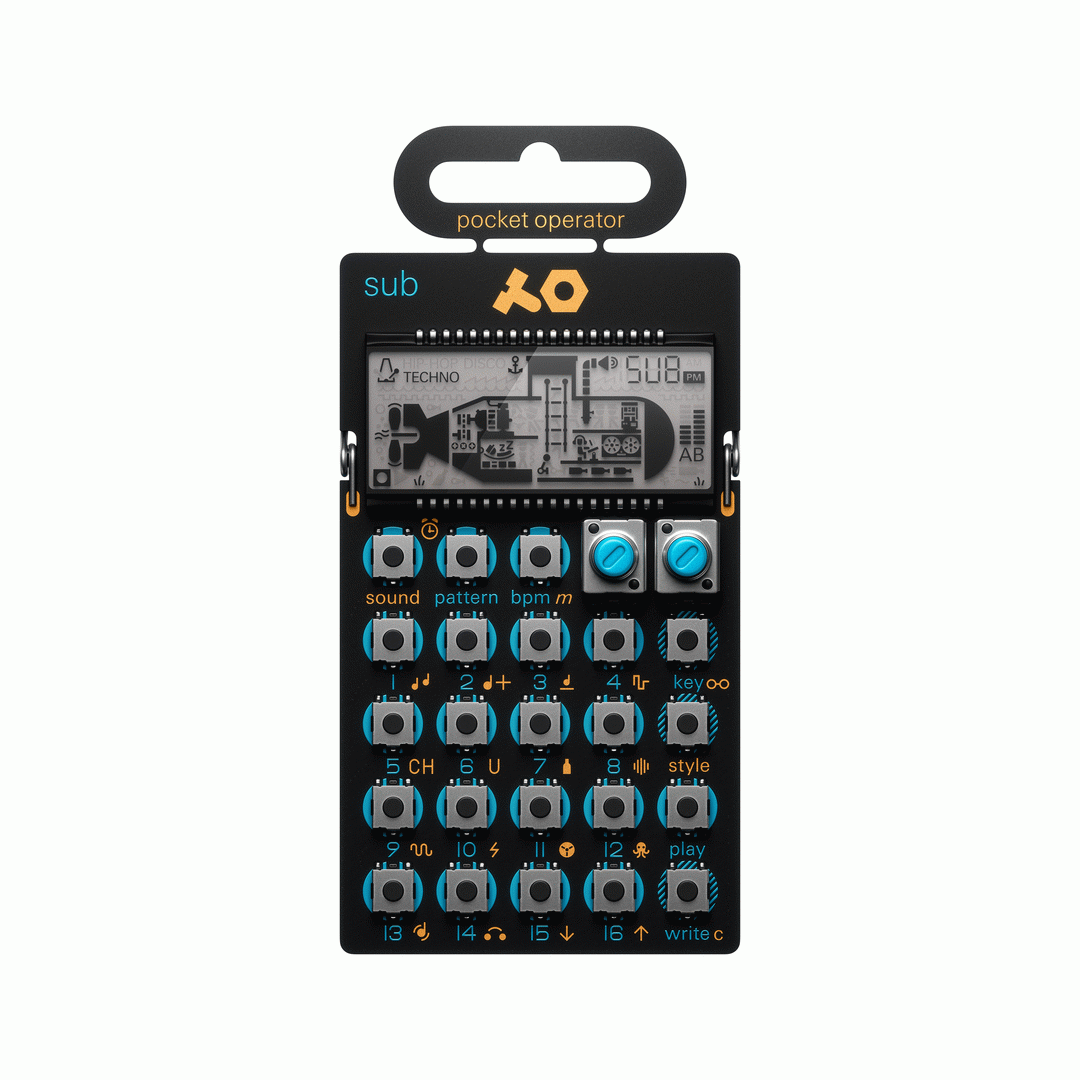 Teenage Engineering Pocket Operator PO-14 Sub - Deep Bass Line Synthesizer w/ Sequencer
