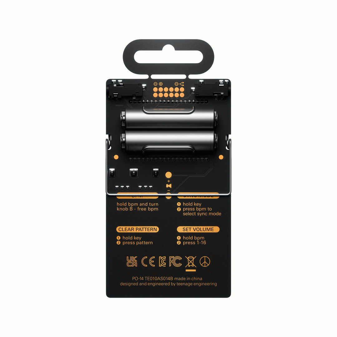 Teenage Engineering Pocket Operator PO-14 Sub - Deep Bass Line Synthesizer w/ Sequencer
