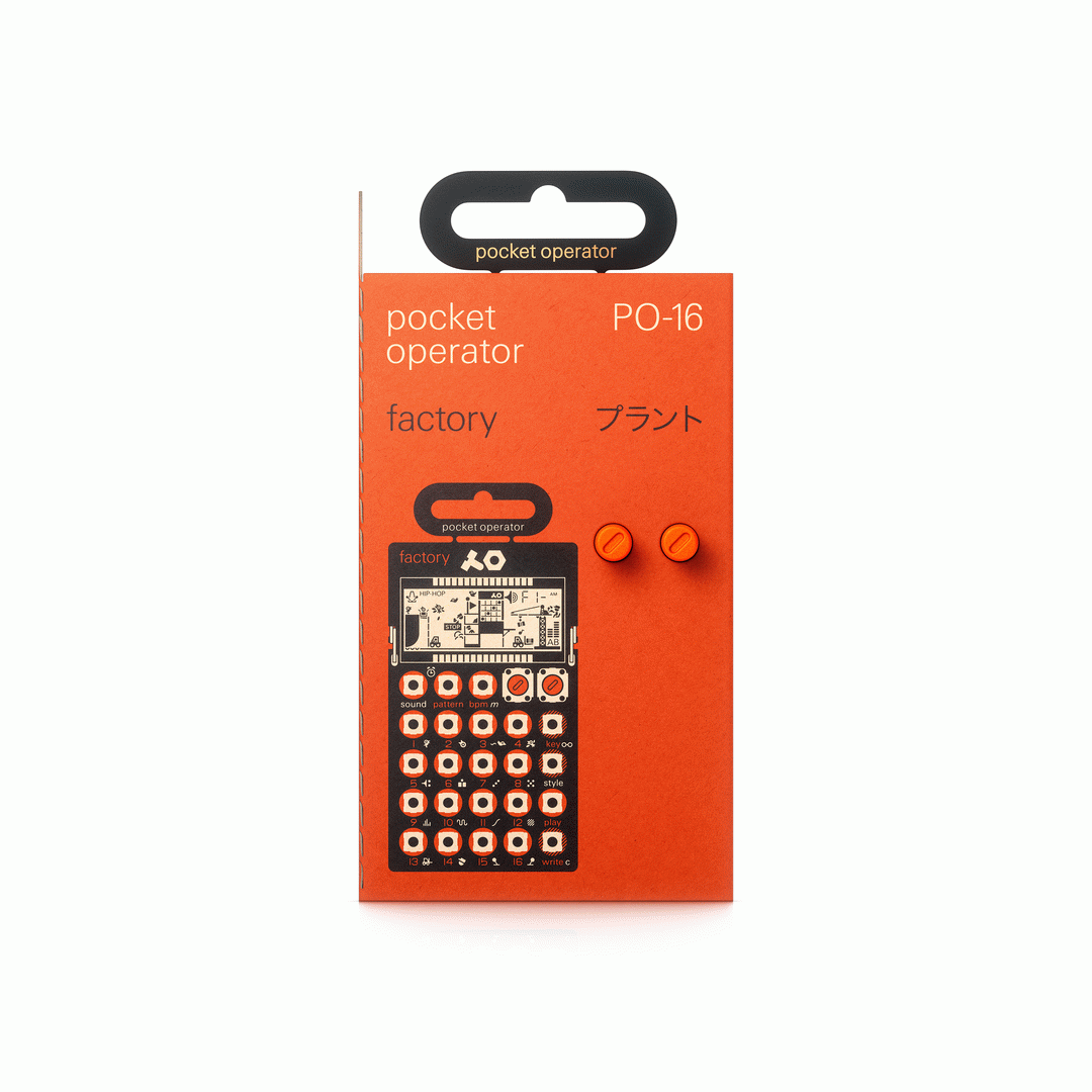 Teenage Engineering Pocket Operator PO-16 Factory - Lead Synthesizer for Keys Melodies
