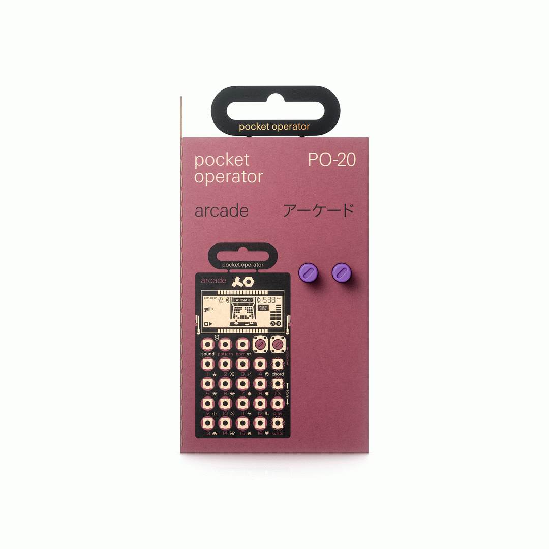 Teenage Engineering Pocket Operator PO-20 Arcade - Arcade Synthesizer & Sequencer