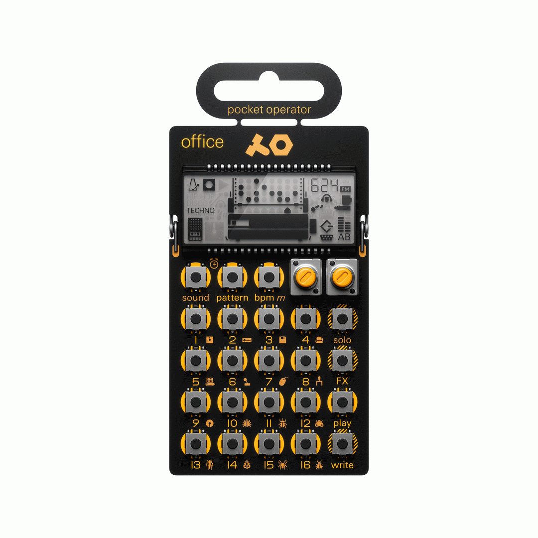 Teenage Engineering Pocket Operator PO-24 Office - Noise Percussion Drum machine & Sequencer