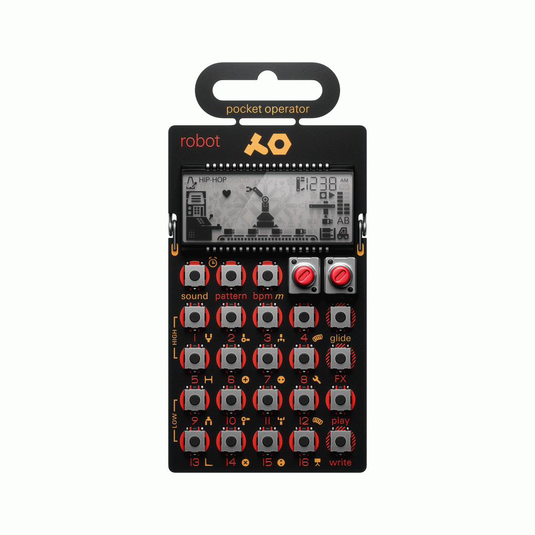 Teenage Engineering Pocket Operator PO-28 Robot - Live Synthesizer &amp; Sequencer