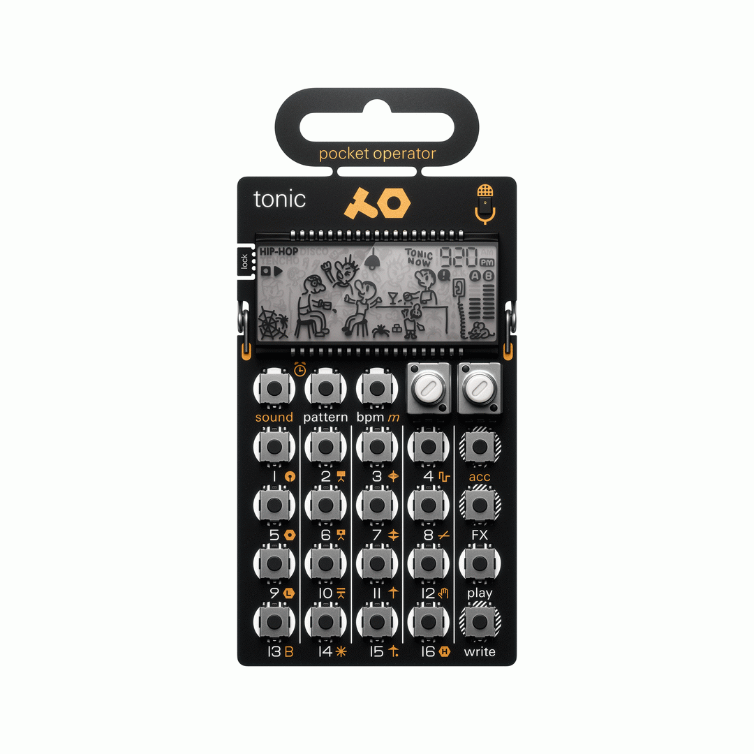 Teenage Engineering Pocket Operator PO-32 Tonic - Drum &amp; Percussion Synthesizer &amp; Sequencer