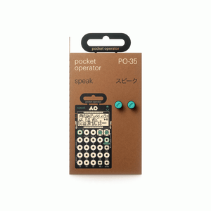 Teenage Engineering Pocket Operator PO-35 Speak - Vocal Synthesizer & Sequencer w/ Built-In Mic
