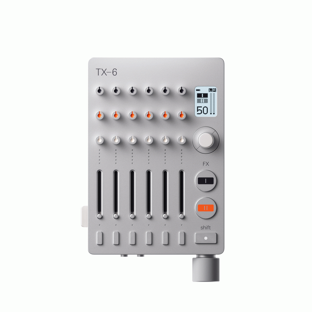 Teenage Engineering TX-6 Field Mixer - Ultra-Portable Pro-Mixer & Audio Interface