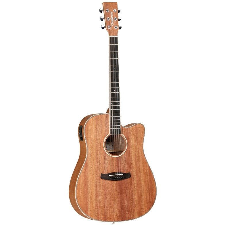 Tanglewood Union Acoustic Guitar Dreadnought Solid Top Natural Satin w/ Pickup & Cutaway