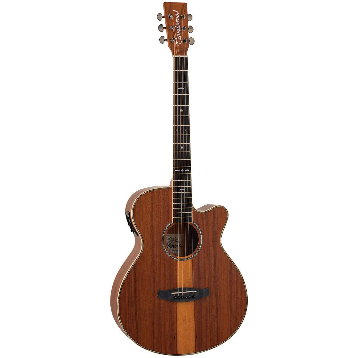 Tanglewood TRU4-CE-AS Reunion Pro Acoustic Guitar Super Folk All Santos Solid Top w/ Cutaway &amp; Pickup