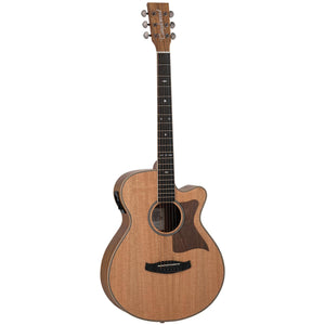 Tanglewood TRU4-CE-PW Reunion Pro Acoustic Guitar Solid Cedar Top Super Folk w/ Cutaway & Pickup